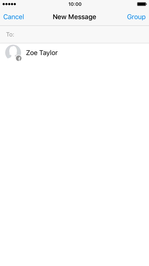 Press To: and key in the first letters of the recipient's name. Press To: and key in the first letters of the recipient's name.