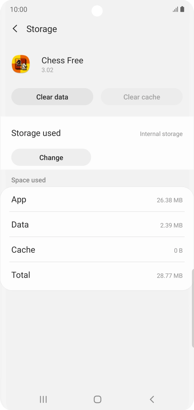 Press the Home key to return to the home screen.