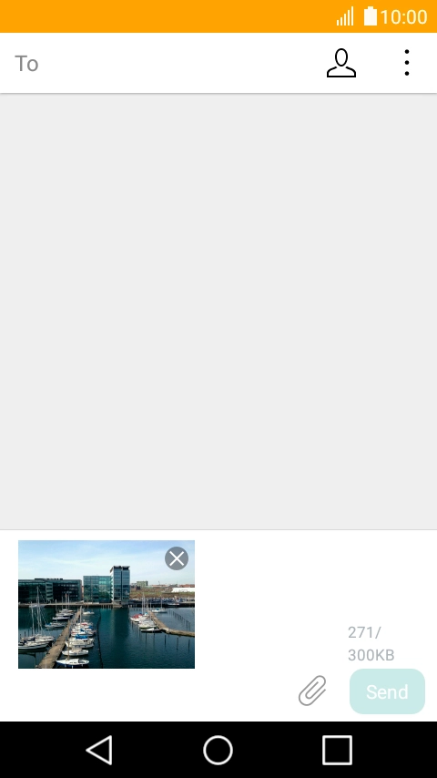 Press the search field.