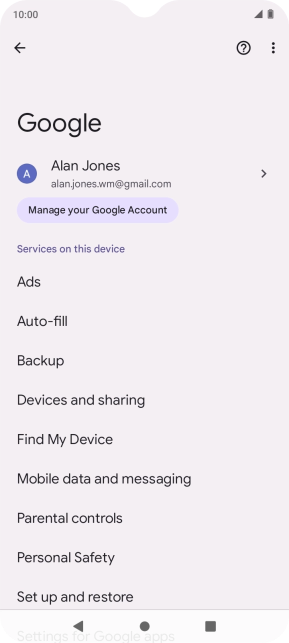 Press Find My Device. Press Find My Device.