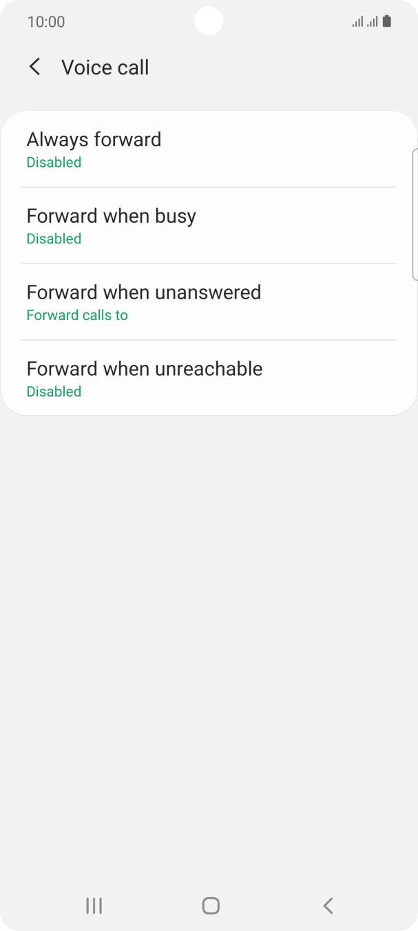 Press the Home key to return to the home screen.