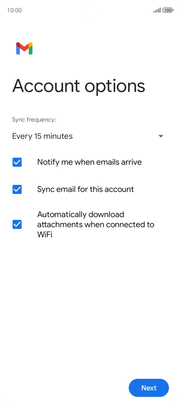 Press the drop down list below 