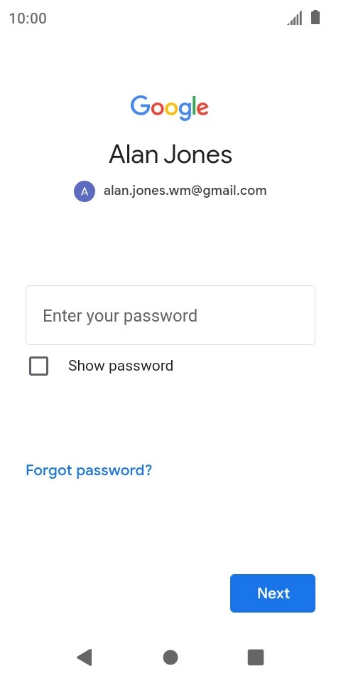 Press the field below Press the field below