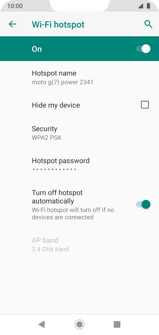 Press the Home key to return to the home screen.