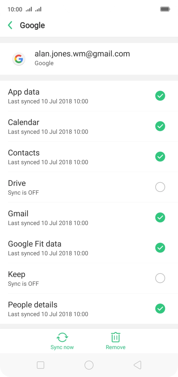 Press the Home key to return to the home screen.