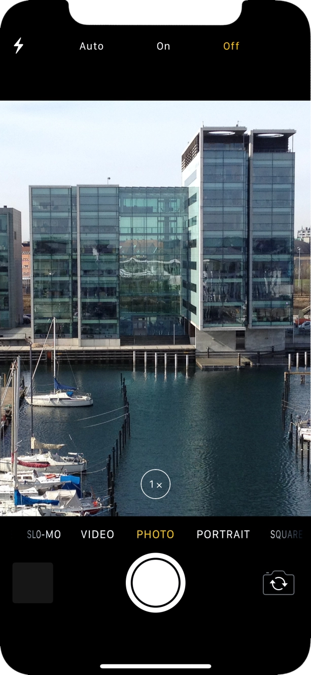 Press the required setting.