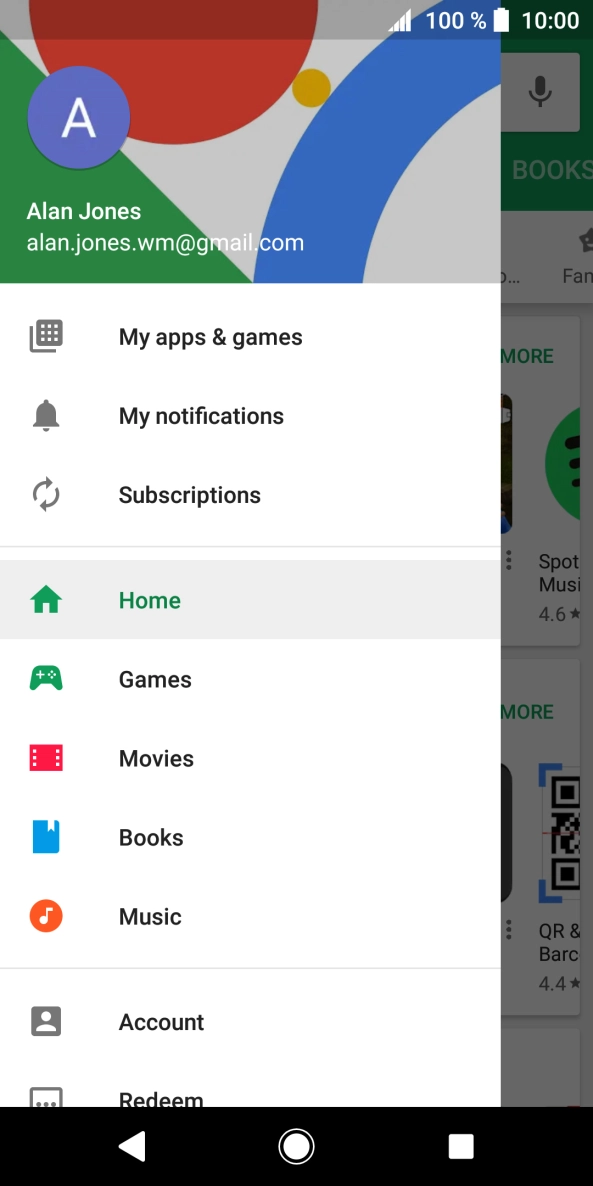 Press My apps & games.