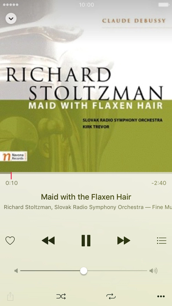 Press arrow right to go to the next audio file.