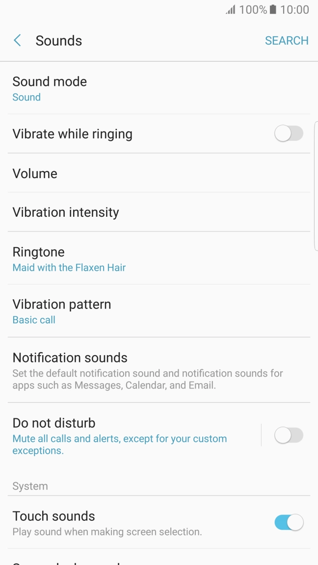 Press the Home key to return to the home screen.
