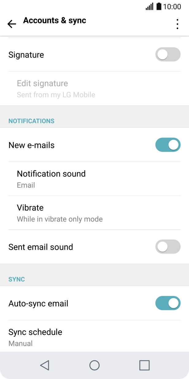 Press the Home key to return to the home screen. Press the Home key to return to the home screen.