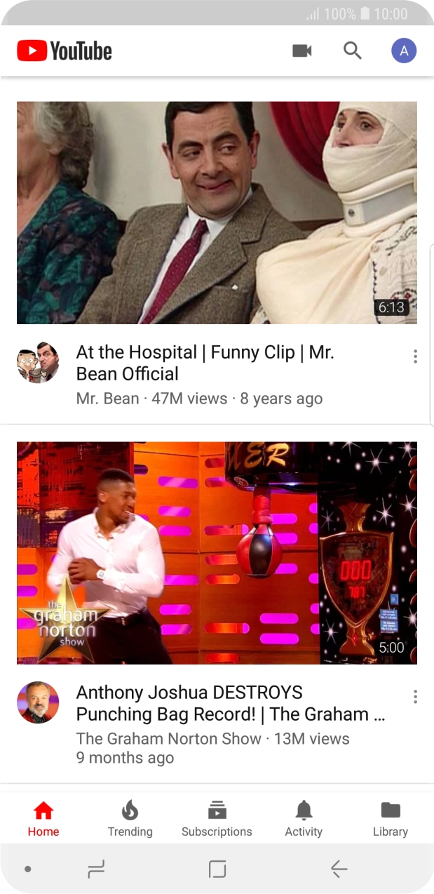 Press the upload icon.