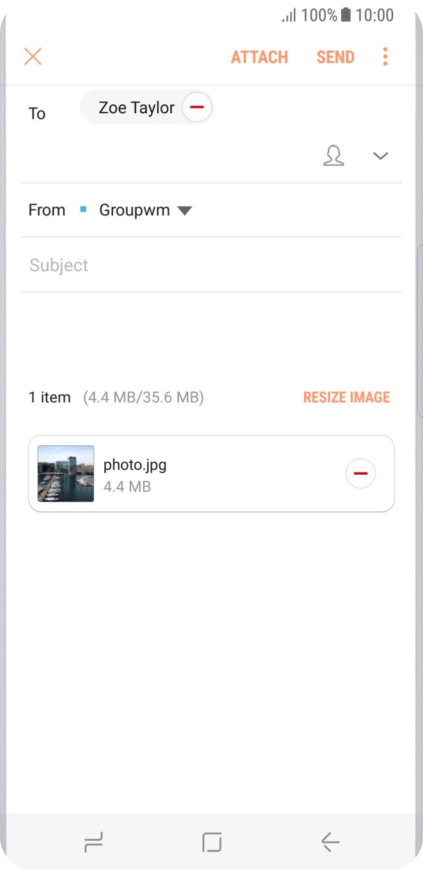 Press Subject and key in the required subject.