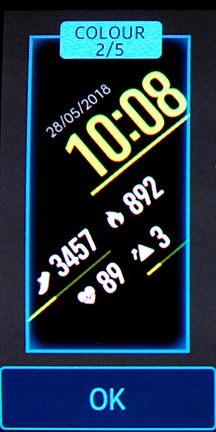 When you've selected the required design, press OK.