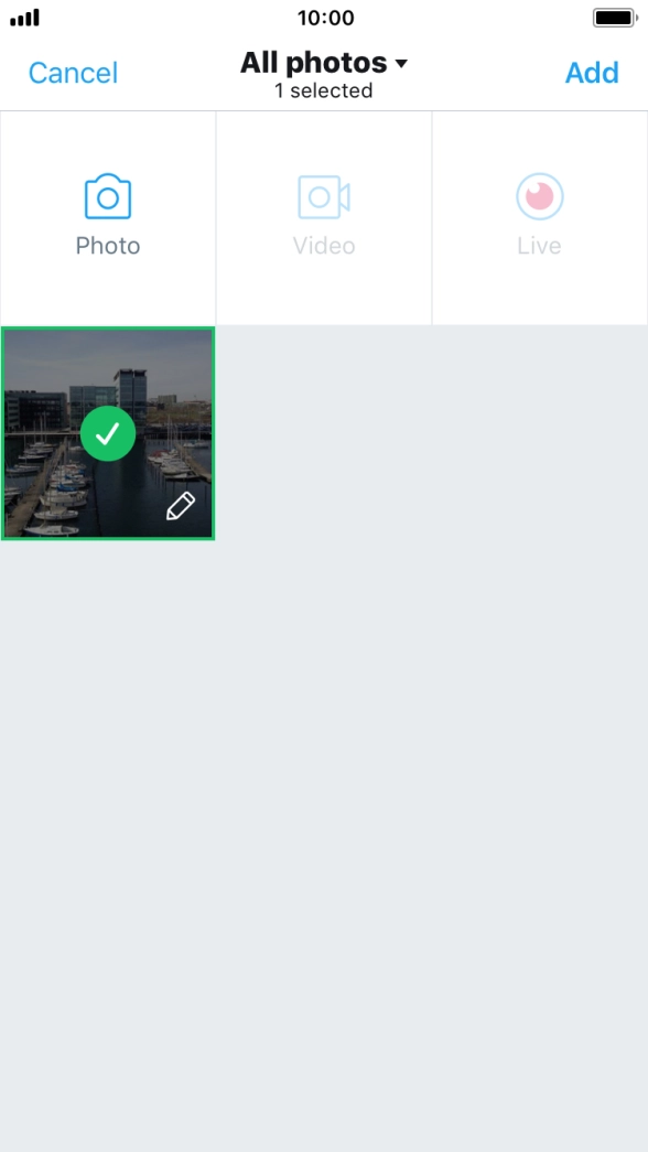 Press Add. Press Add.