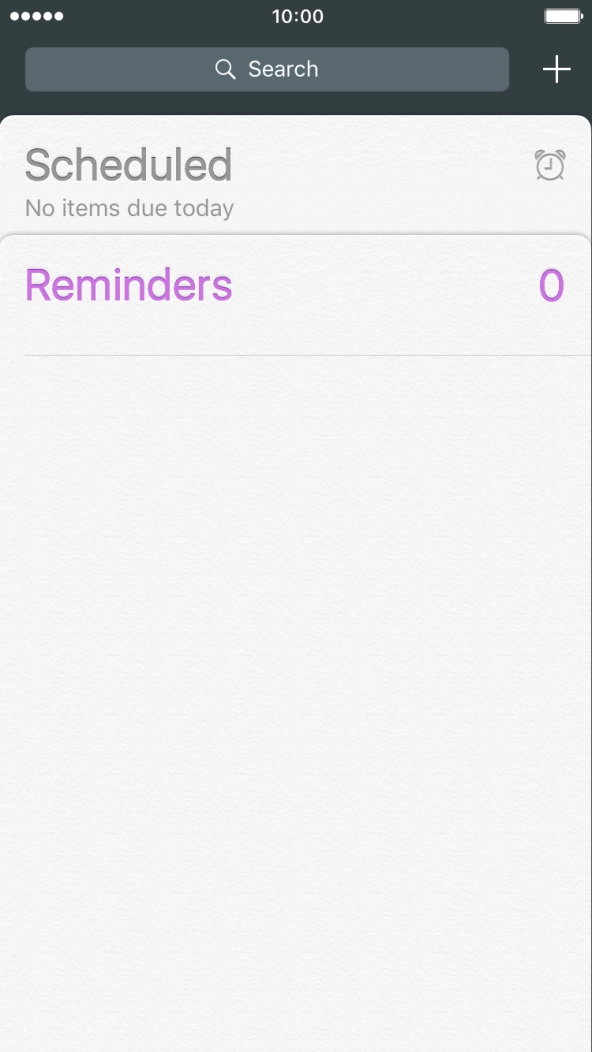 Press Reminders.