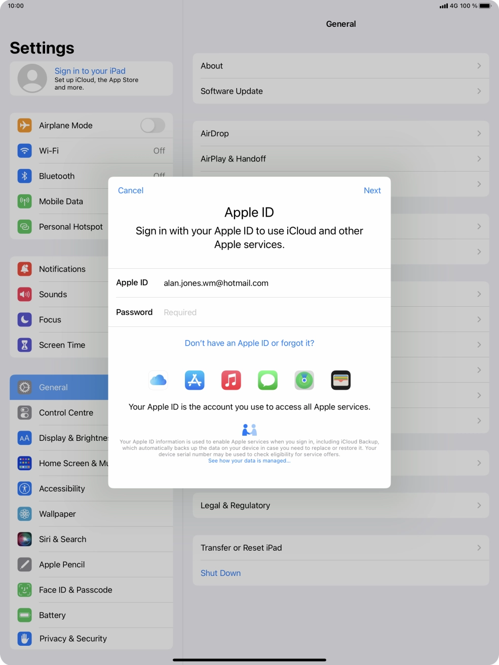 Press the field next to Press the field next to