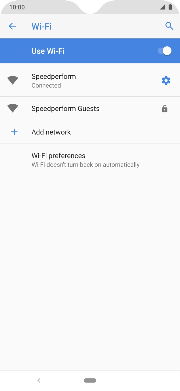 Press the Home key to return to the home screen.