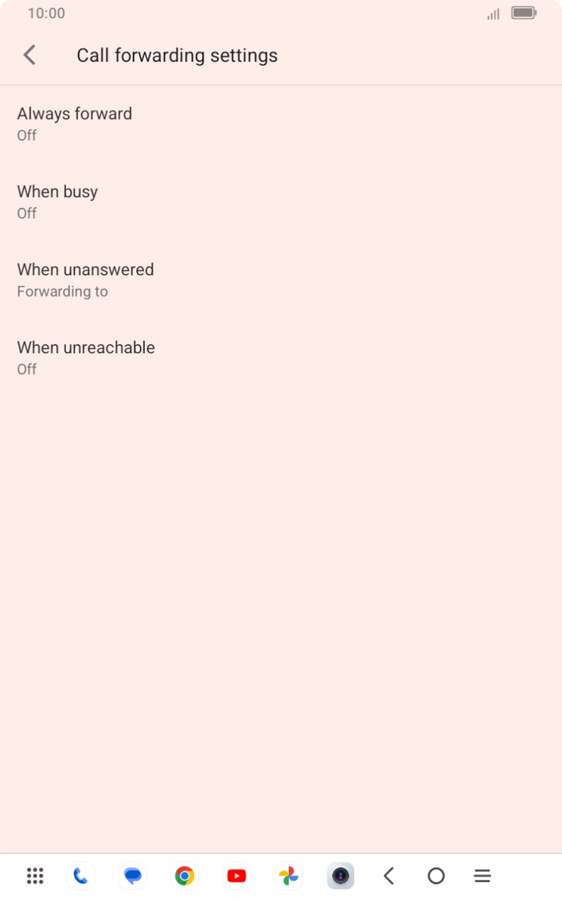Press the Home key to return to the home screen.