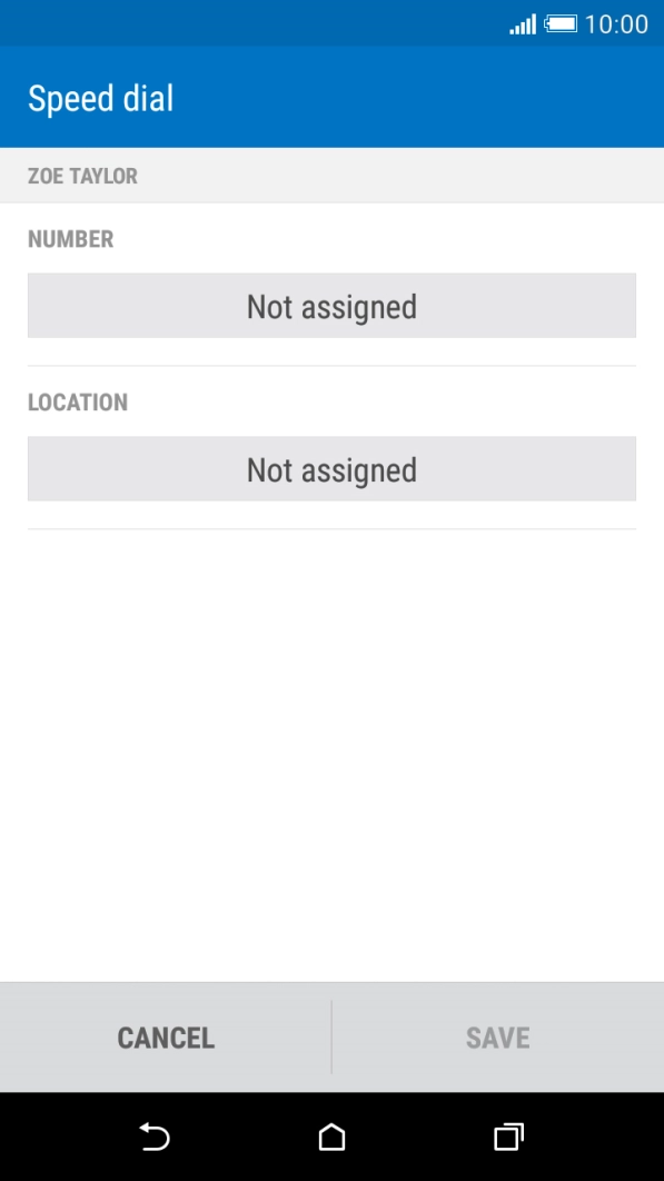 Press the field below 