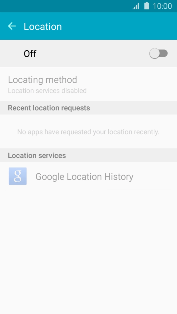 Press the indicator to turn the function on or off.