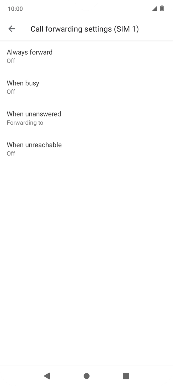 Press the Home key to return to the home screen.