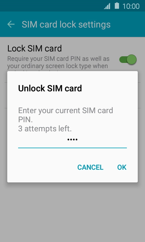 Key in your PIN and press OK. Key in your PIN and press OK.