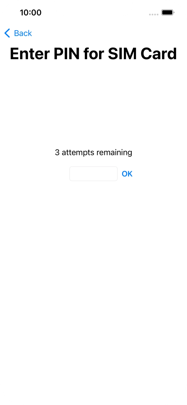 If your SIM is locked, key in your PIN and press OK.