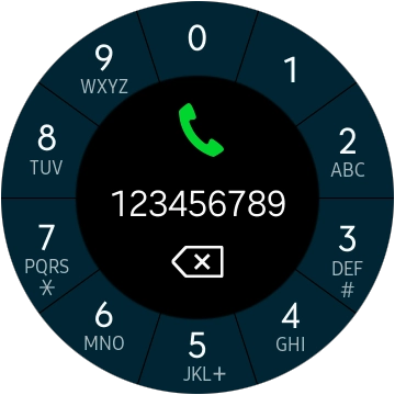 Press the call icon.