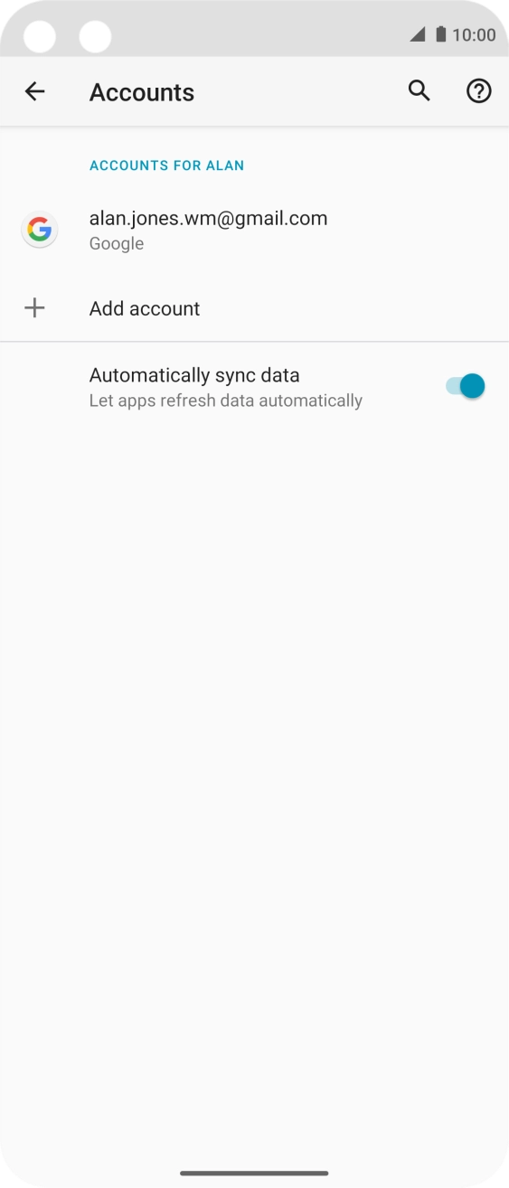 Slide your finger upwards starting from the bottom of the screen to return to the home screen.