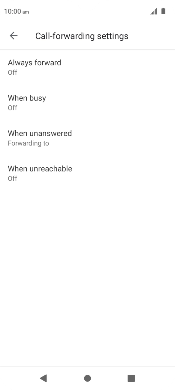 Press the Home key to return to the home screen.