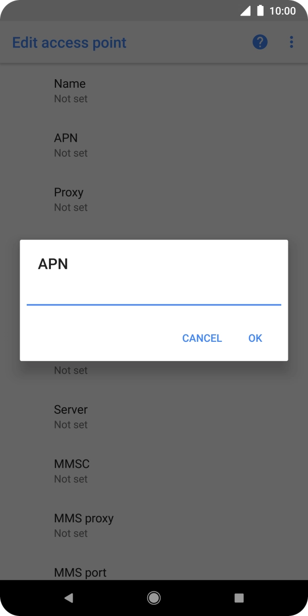Key in telstra.wap and press OK. Key in telstra.wap and press OK.
