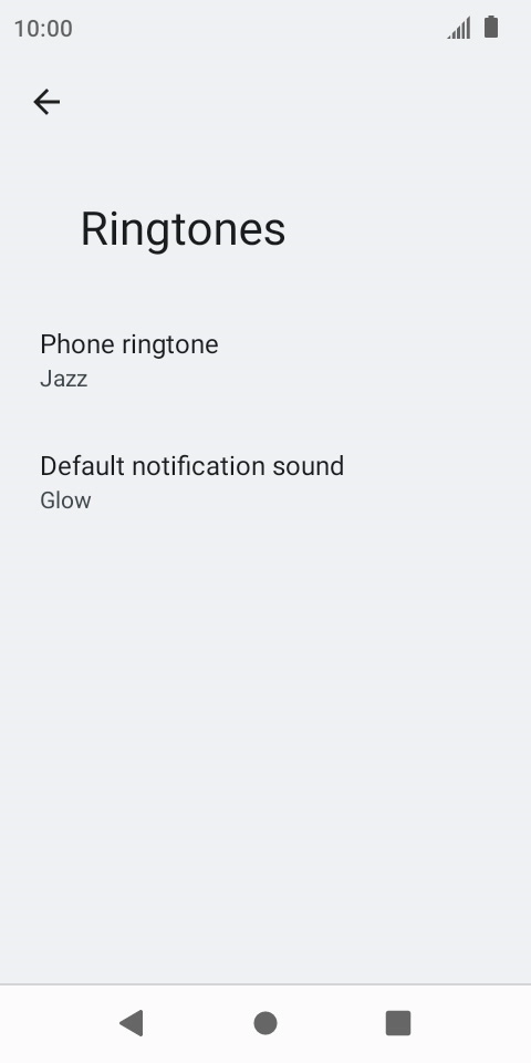 Press the Home key to return to the home screen.