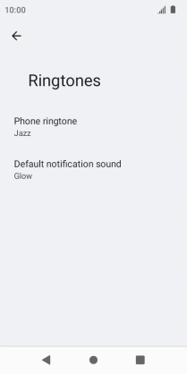 Press the Home key to return to the home screen.