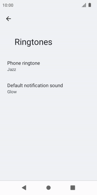 Press the Home key to return to the home screen.