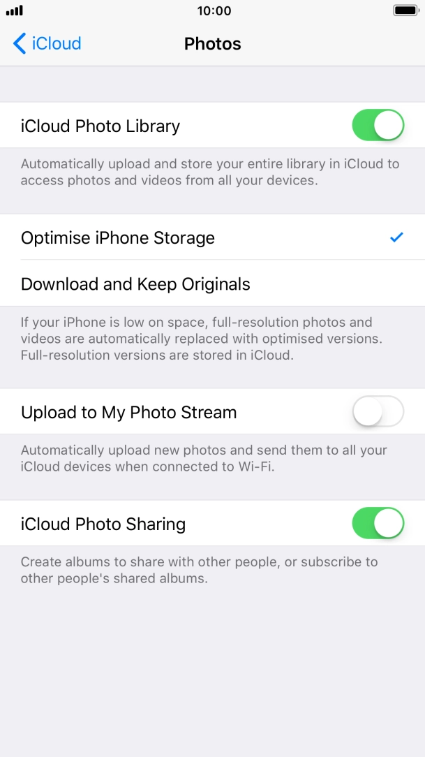 Press the indicator next to Press the indicator next to