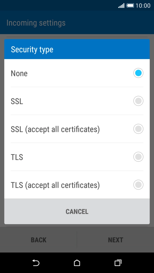 Press SSL to turn on the function.