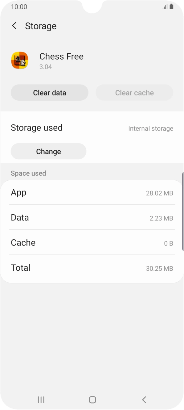 Press the Home key to return to the home screen.