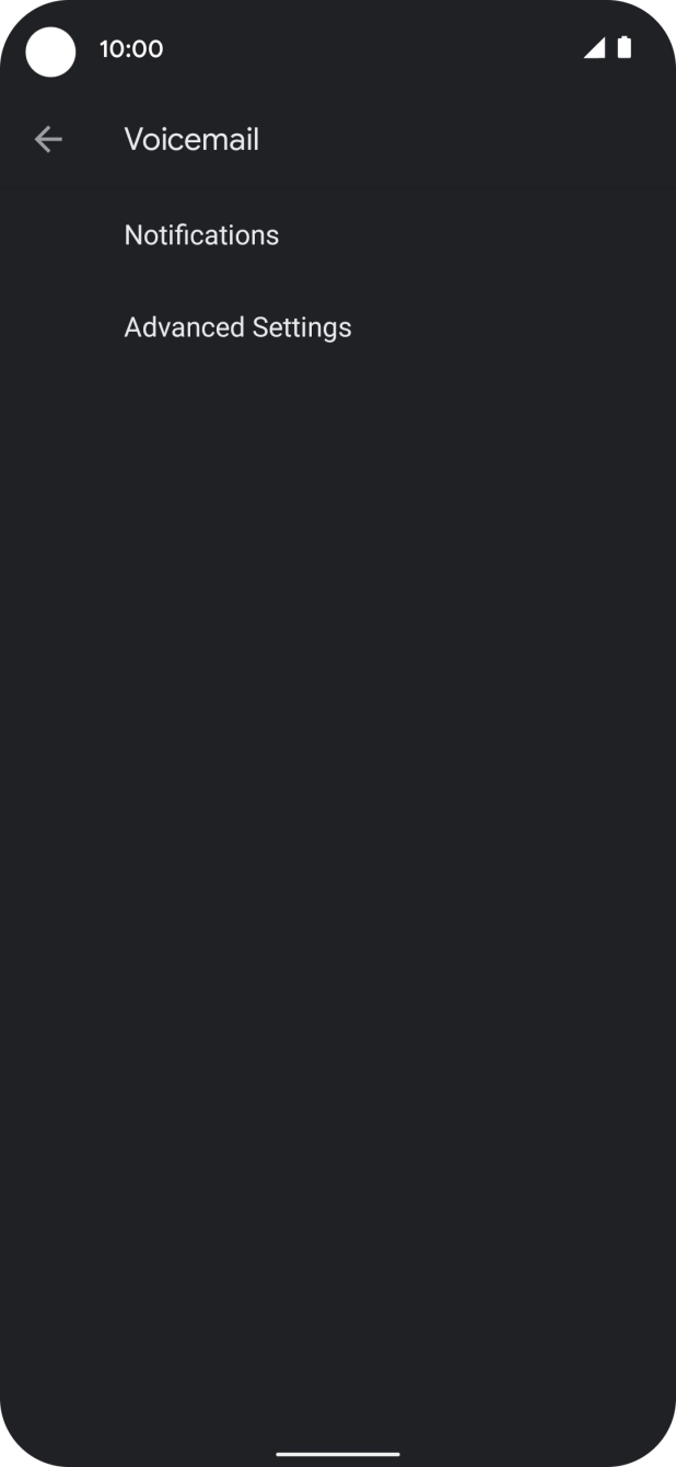 Press Advanced Settings.