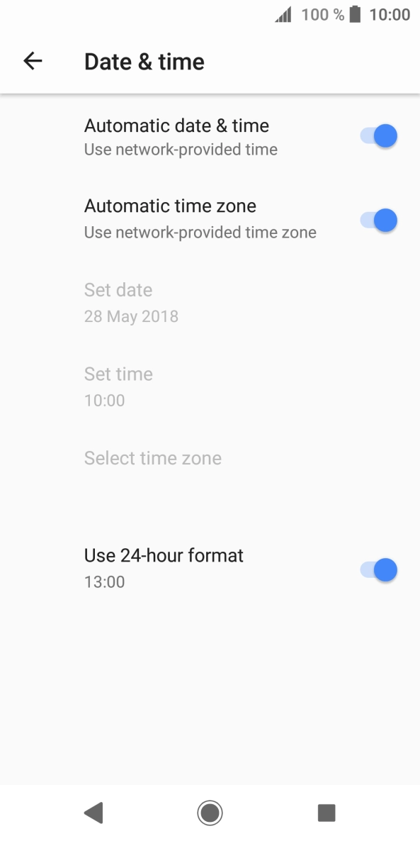Press the Home key to return to the home screen.