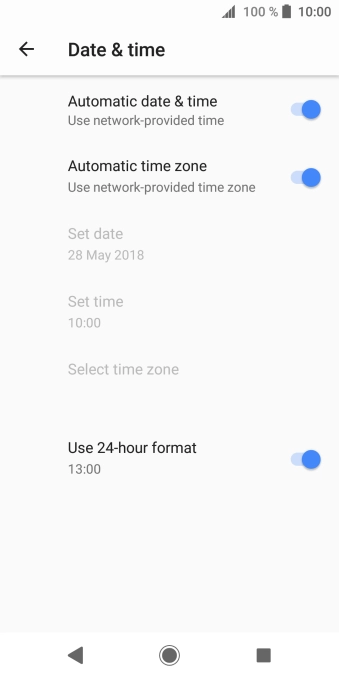 Press the Home key to return to the home screen.