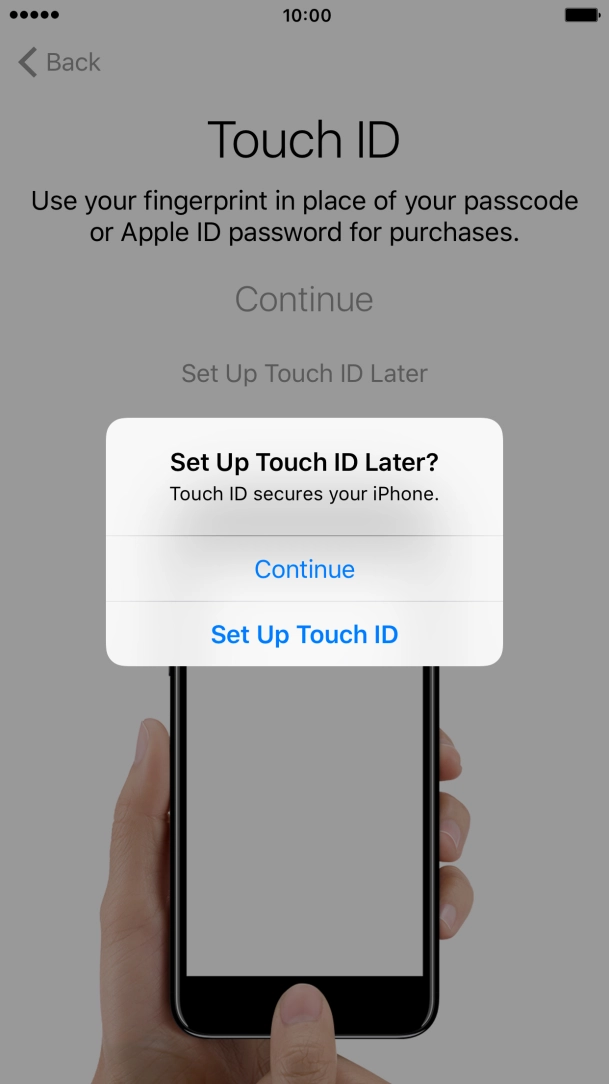If you turn off the function, press Continue.
