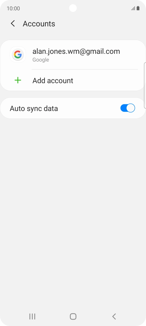 Press the Home key to return to the home screen.