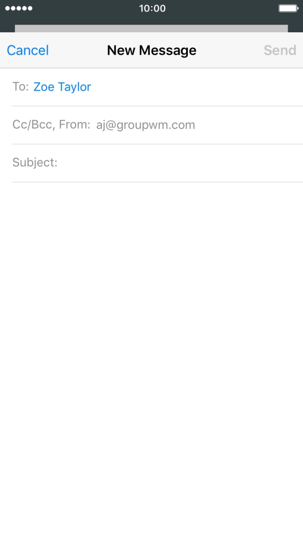 Press Subject and key in the required subject.