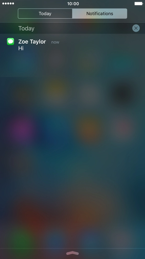 Press the required push notification and follow the instructions on the screen to use the selected function.