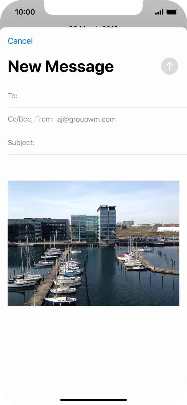 Press the field next to 