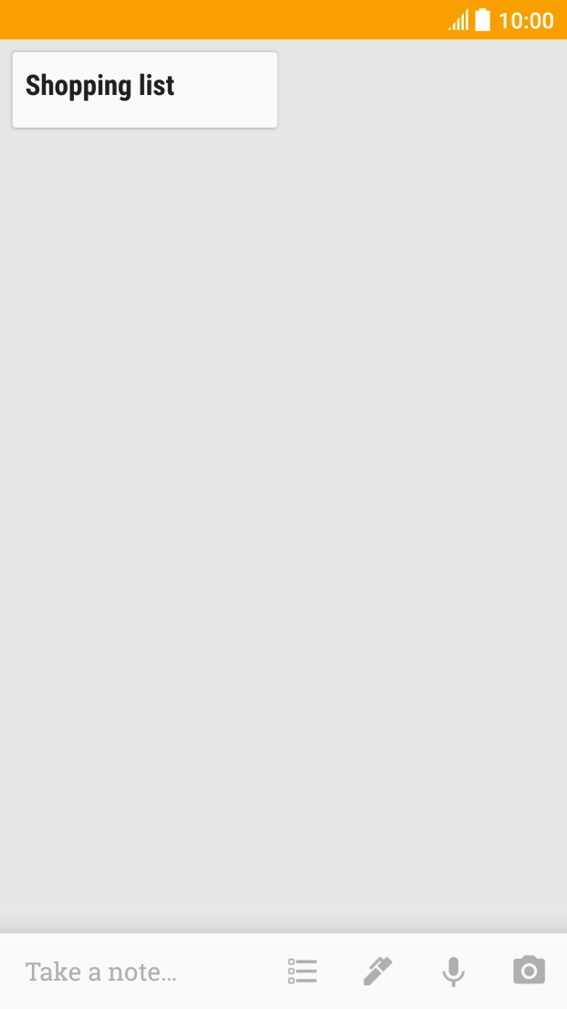Press the Home key to return to the home screen.