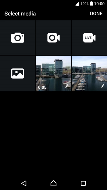 Press the required picture.