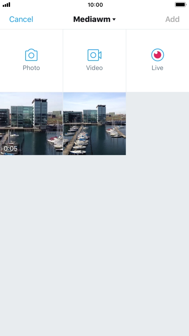 Press the required picture.