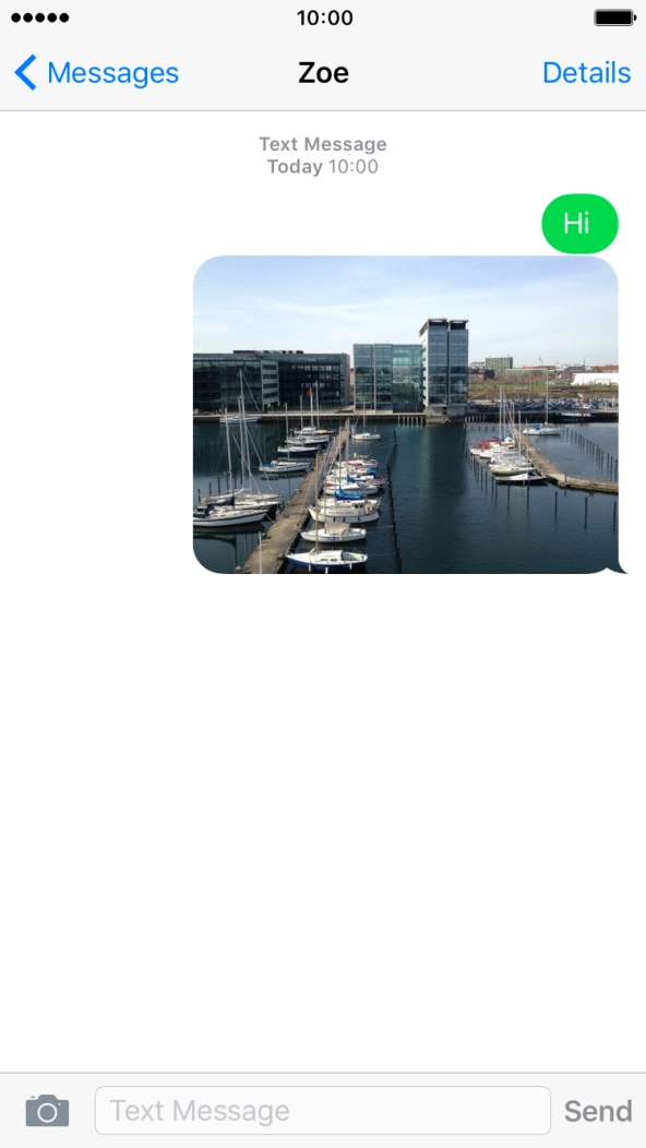 Press the Home key to return to the home screen.