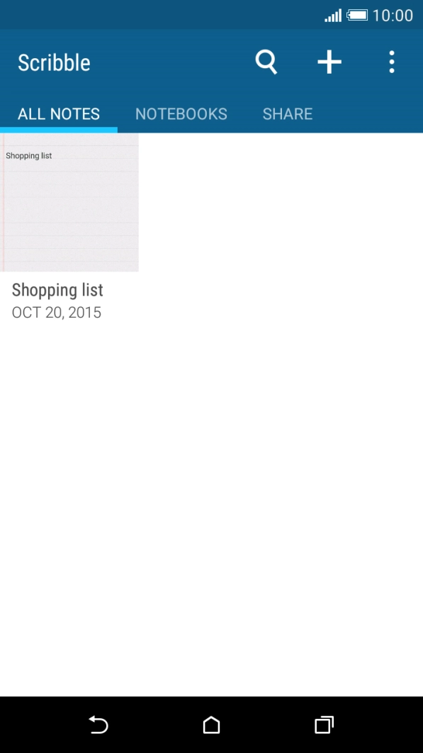 Press the Home key to return to the home screen.